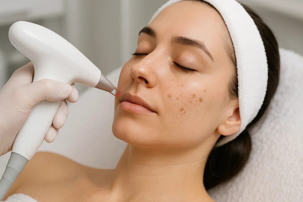 Types of laser treatment for dark spots