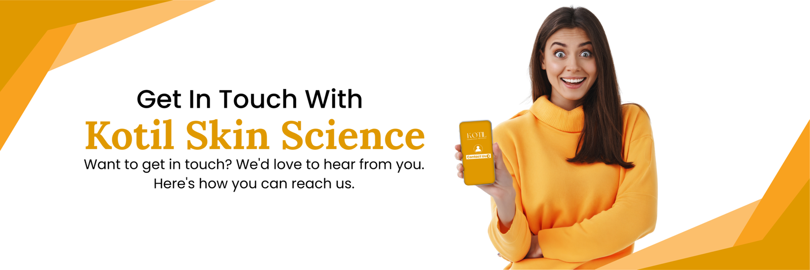 Contact Kotil Skin Science Clinic for expert dermatology, skincare, hair treatment, and laser services.