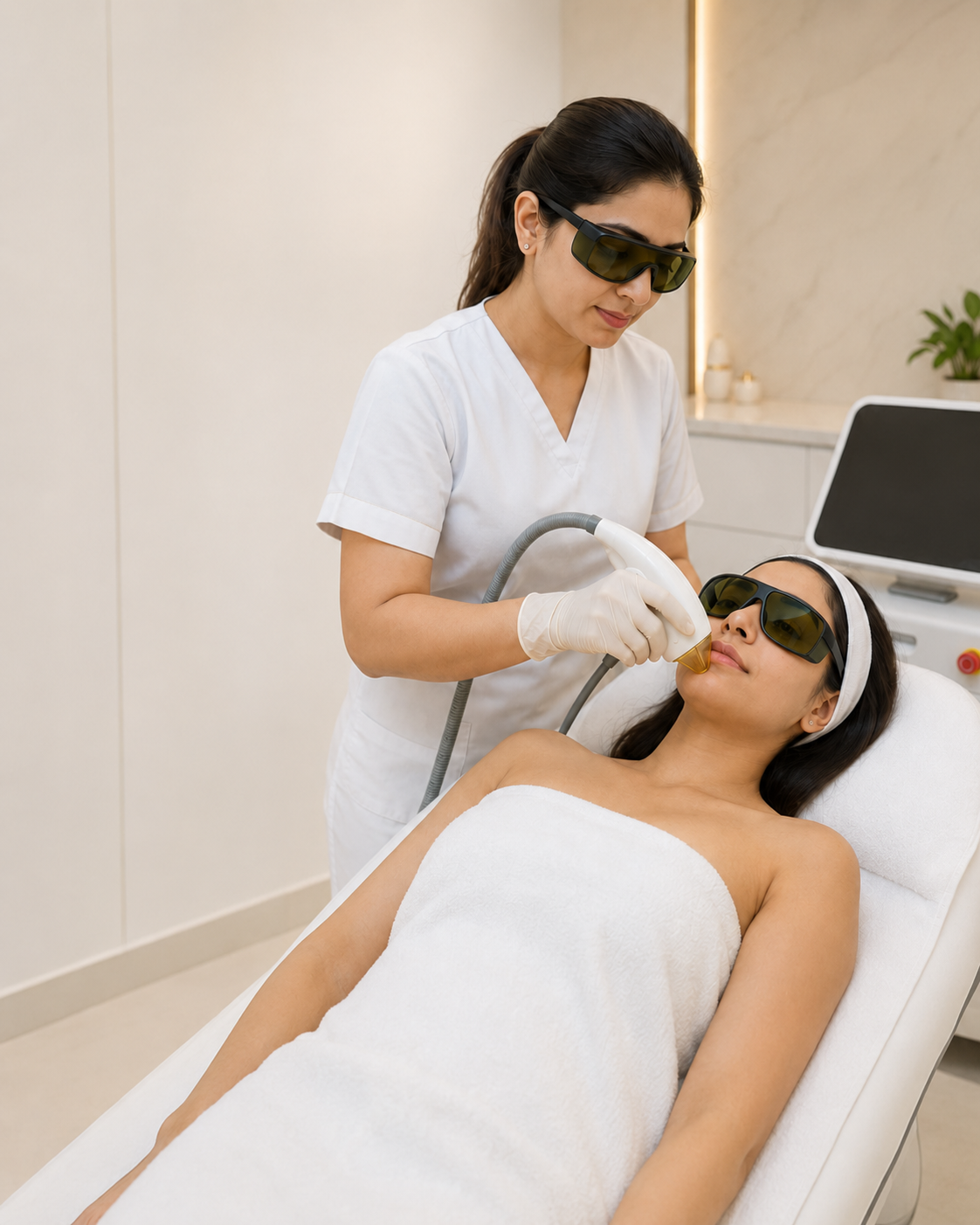 Laser hair reduction treatment at Kotil Skin Science