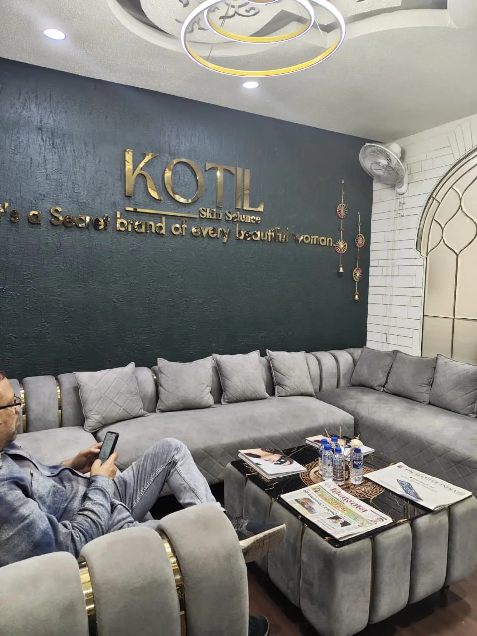 Kotil Skin Science reception lounge