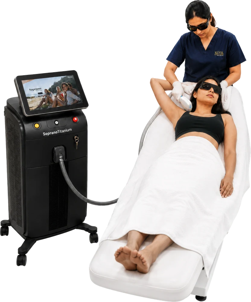 Home Soprano Titanium laser machine